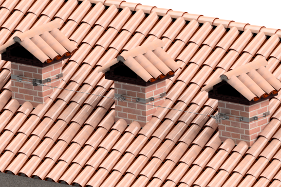 Línea de Vida para Chimenea